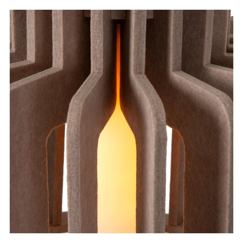 Design-Pendellampe Rollo 40 cm sandbraun Lucide 5411212452849