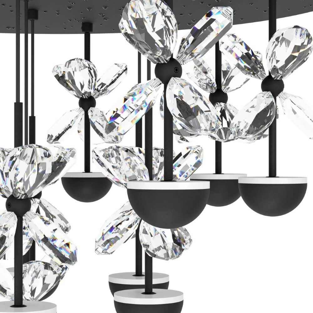 Schwarze Hängelampe Pianopoli 2 87cm x 12cm Stars of Light 9008606270224