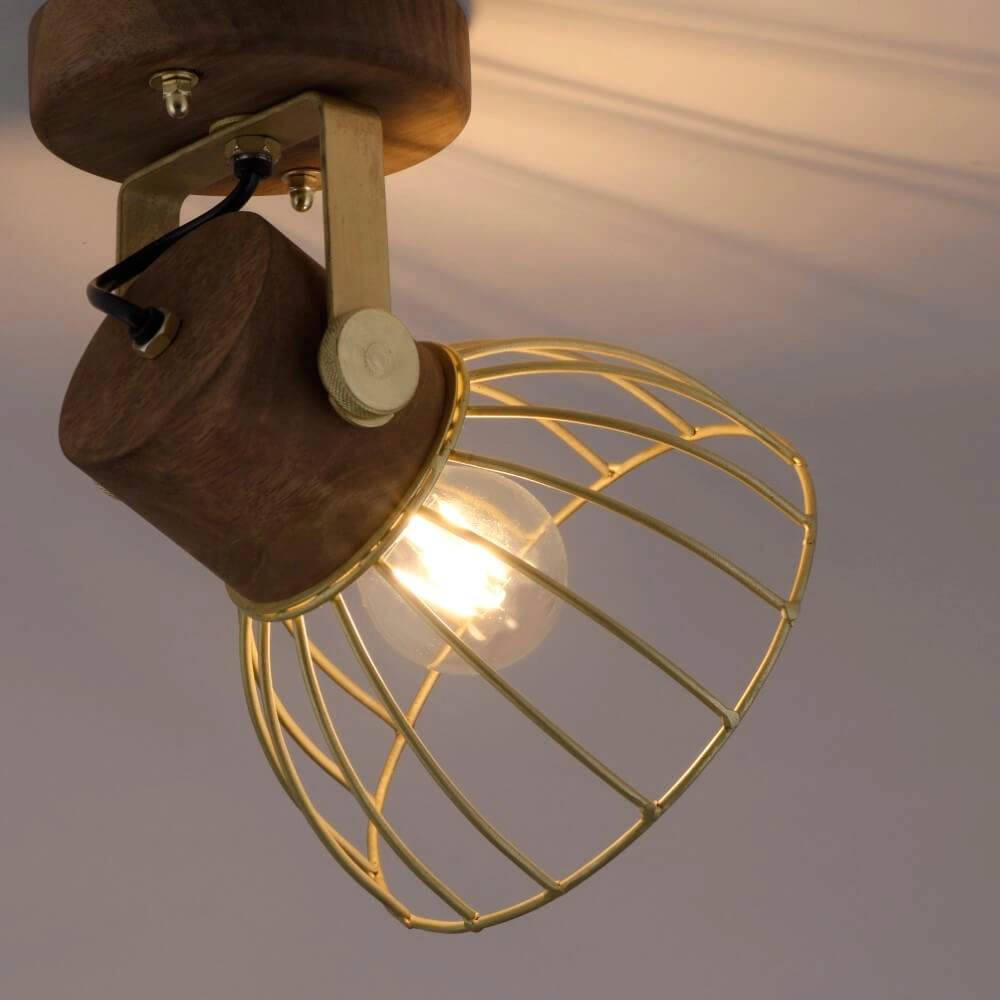 Wandleuchte Alami braunes Messing Just Light 4043689976217