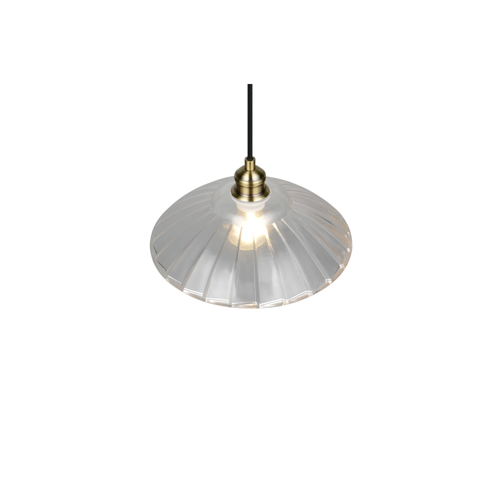 Klassische Pendellampe Eluna Alte Messingbläser Trio 4017807682465