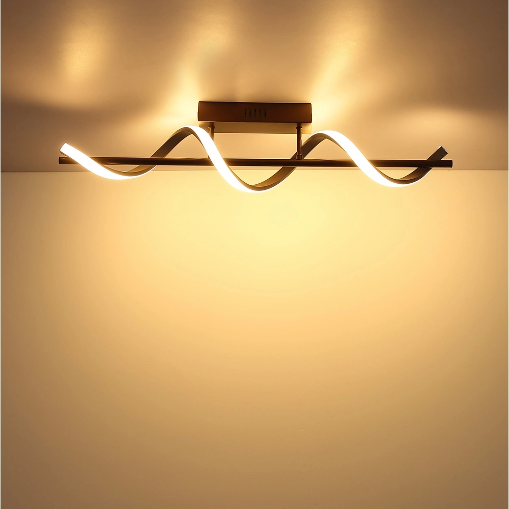 Deckenlampe Spiro Bronze mit braunem Sand Globo 9007371584314