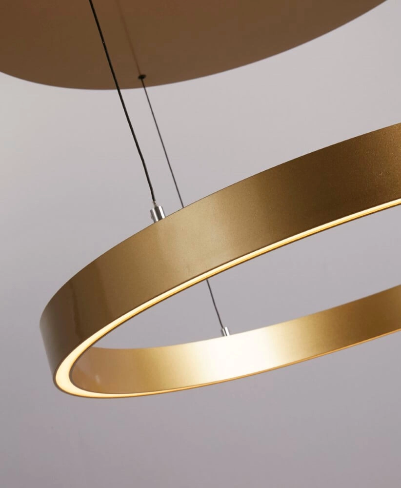 Hängelampe Layla Gold Ø 64cm Searchlight 5053423255743