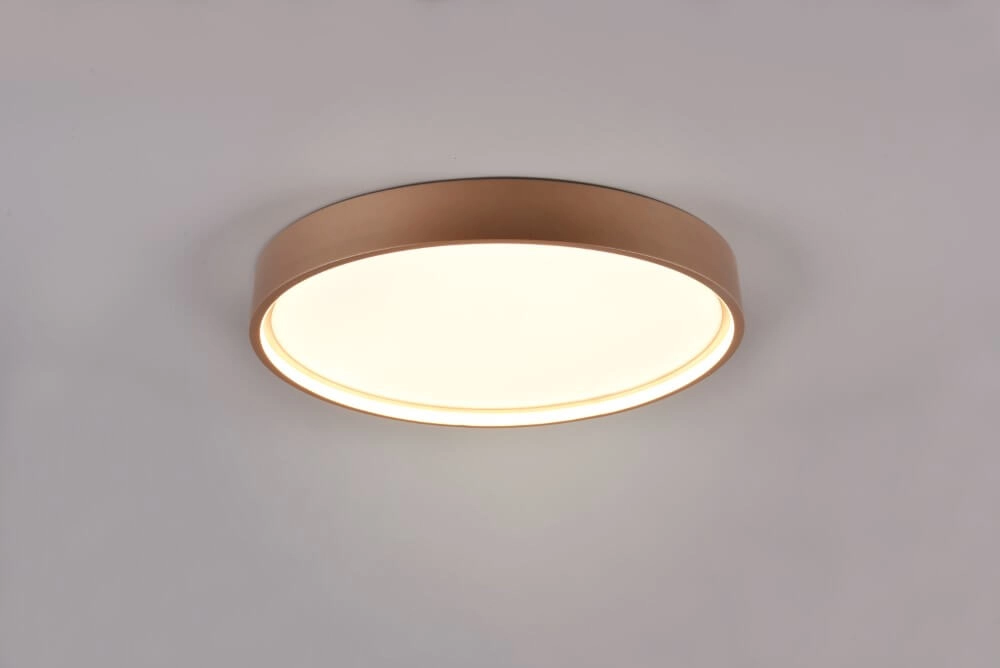 Weiß mit brauner Deckenlampe Doha Trio 4017807575026