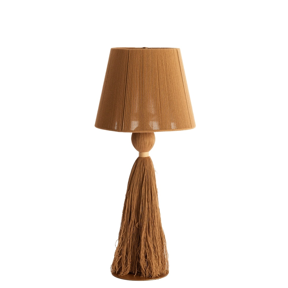 Tischlampe Espino Ø 31 cm – ocker-Gelb Light & Living 8717807808792