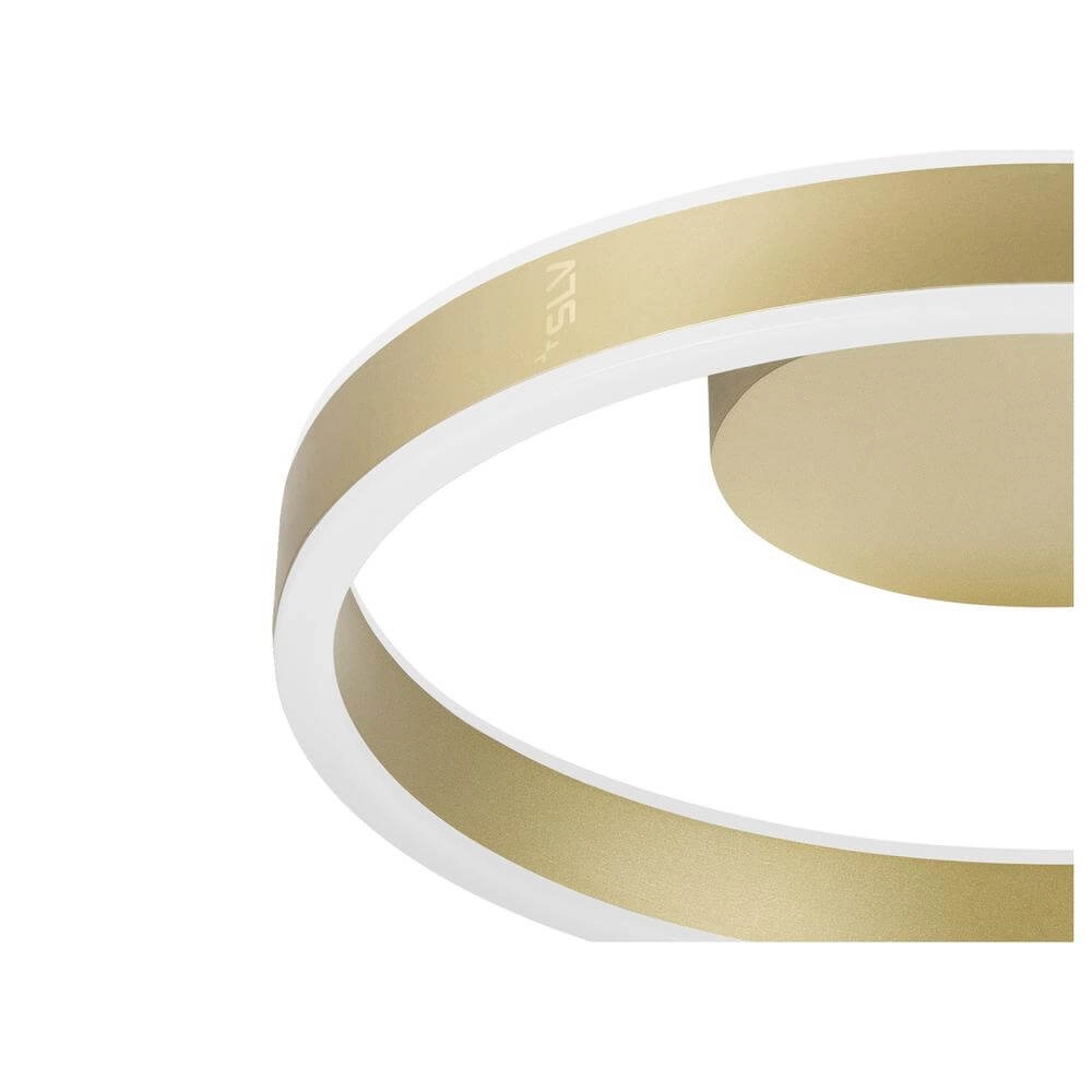 Schlanke Deckenleuchte One 40 gold Ø 40cm SLV 4024163298544
