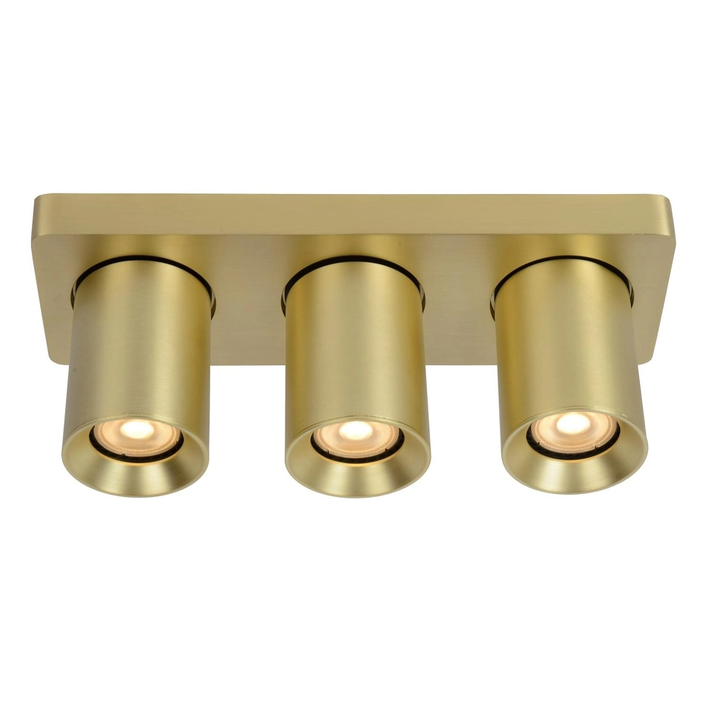 Deckenscheinwerfer Nigel 3-Licht Gold Lucide 5411212092991