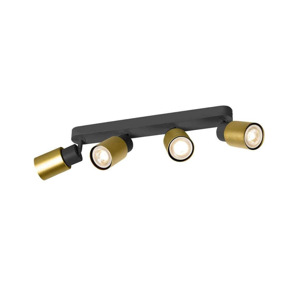 Spott Puri 2.0 Tube Schwarz-Gold 4-Lichter