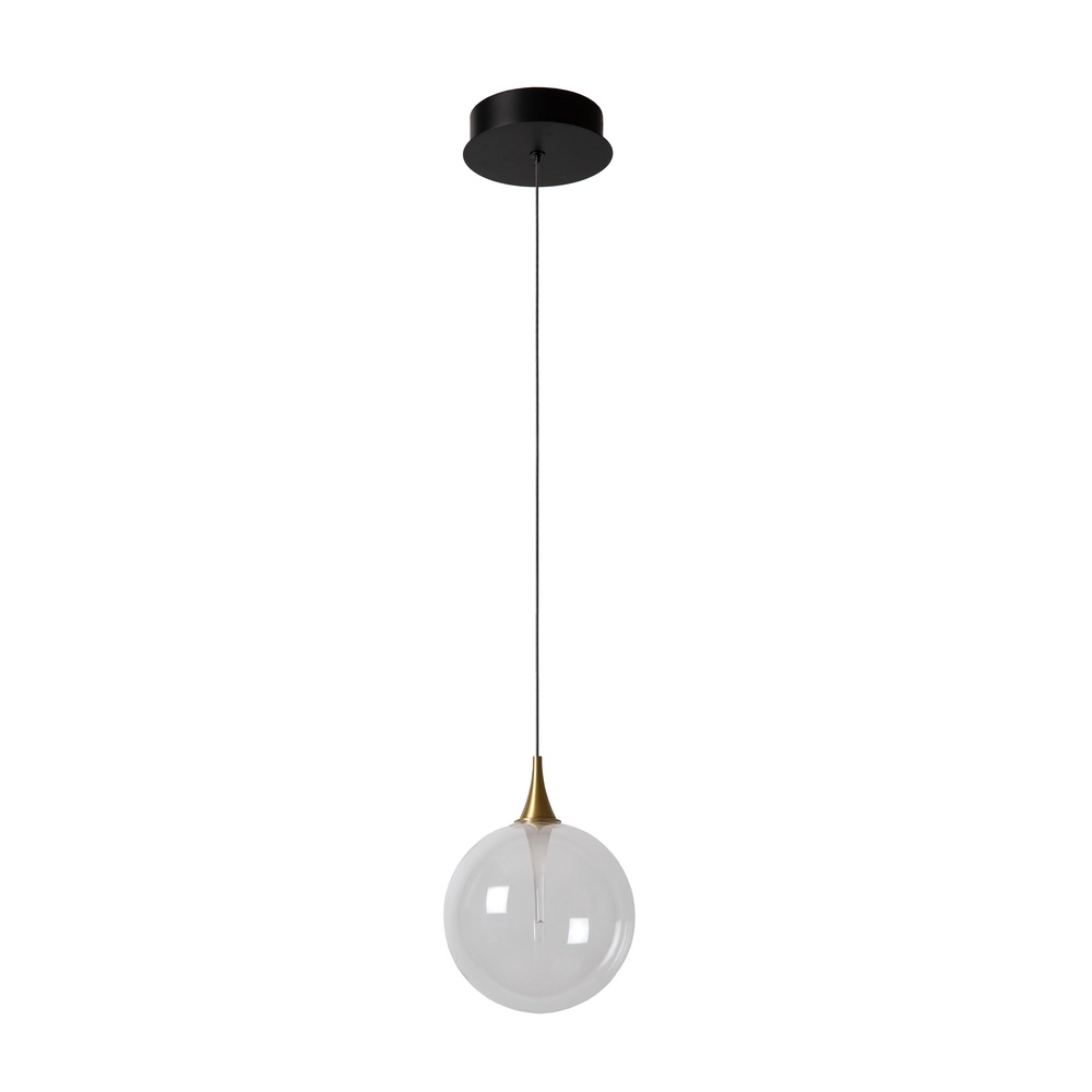 Design-LED-Pendelleuchten Gisela klar – 1x Ø 16 cm Premium by Lucide 5411212134769