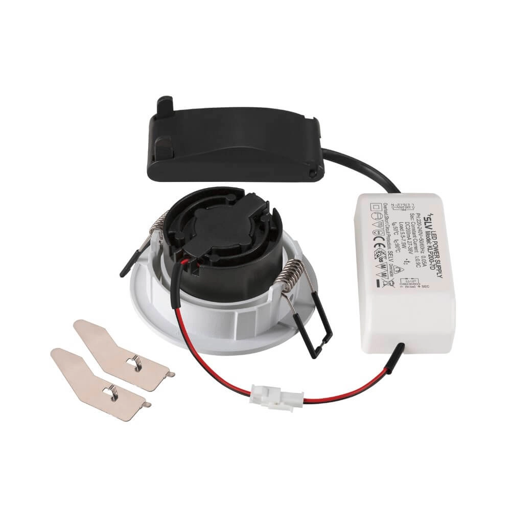 Runder LED-Spot New Tria 68 weiß - 3000K - 750lm - 60g SLV 4024163277761