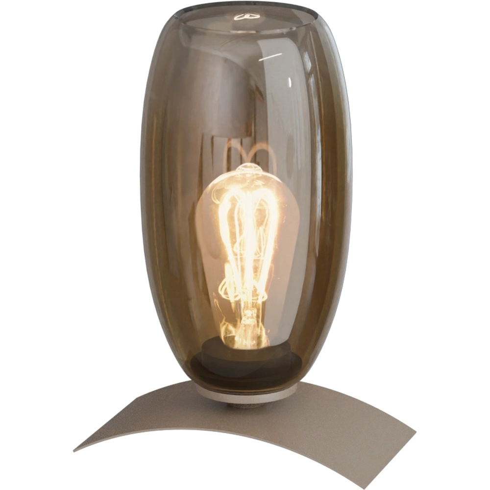 Tischlampe Olive Ø12,5 cm Glas – Sand