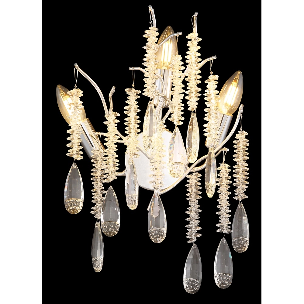Wandlampe Kinga Silbergrau Globo 9007371573004