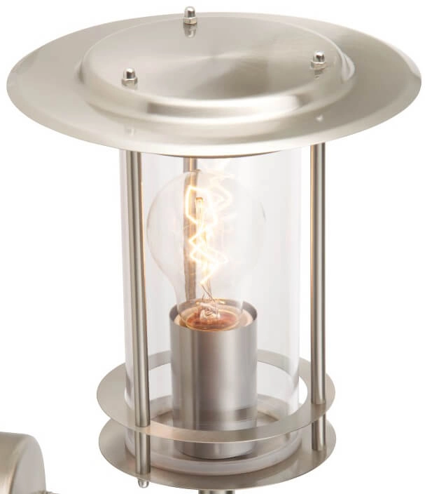 Außenlampe aus Edelstahl York 30 cm Brilliant 4004353993954
