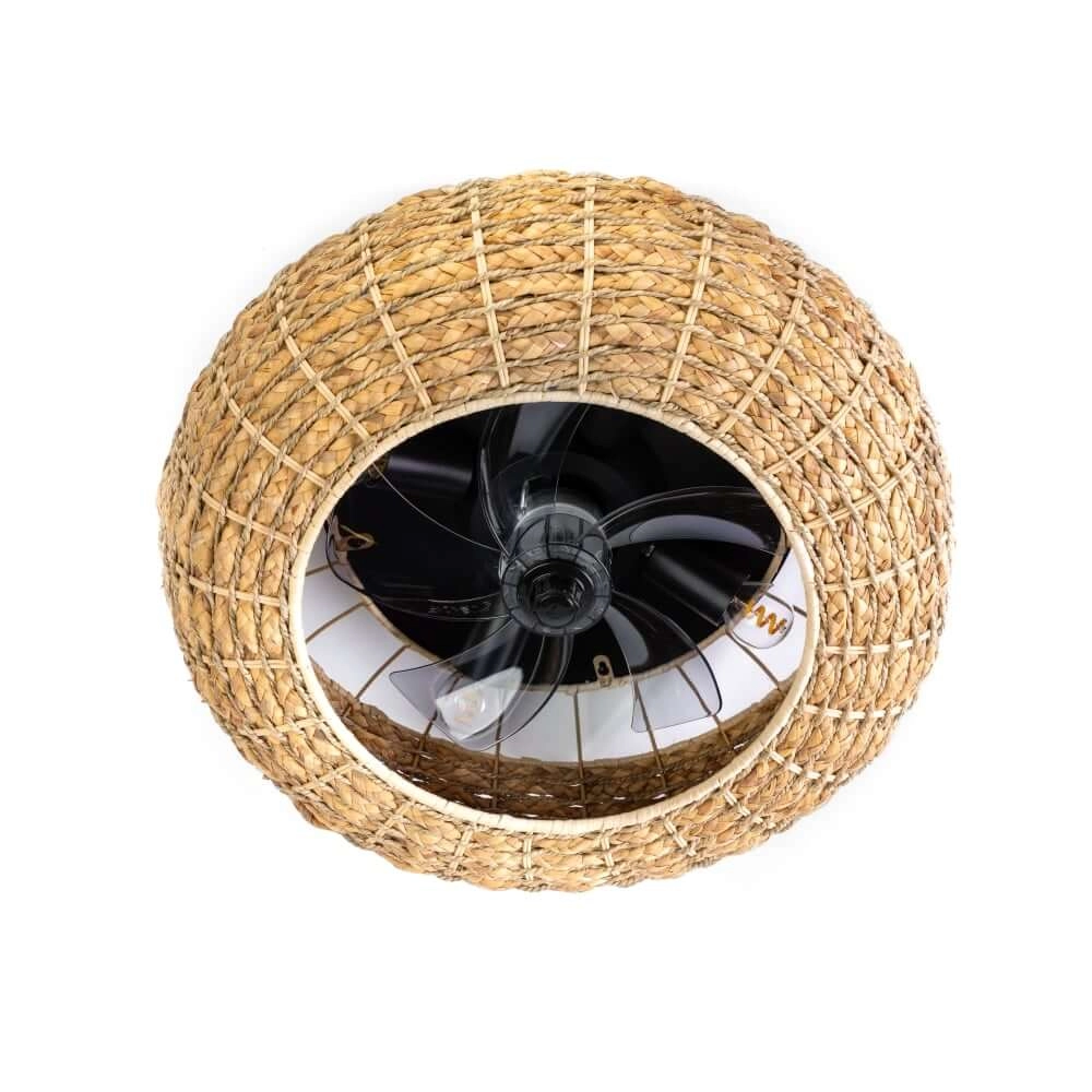 Ventilator mit Lampe Fan.8 Rattan ETH 8720195308010