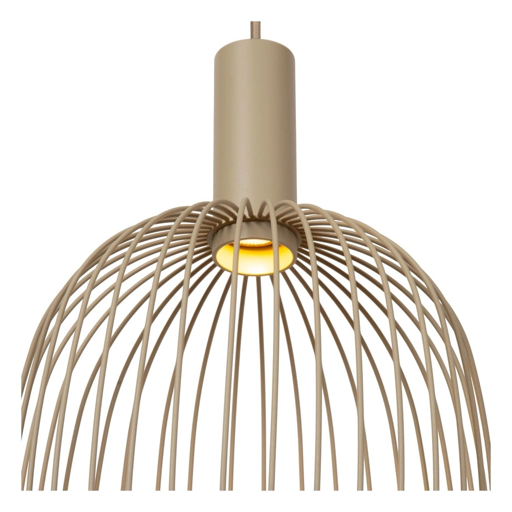 3-Licht Pendellampe Esterel sandbrauner Mini GU10 Lucide 5411212212337