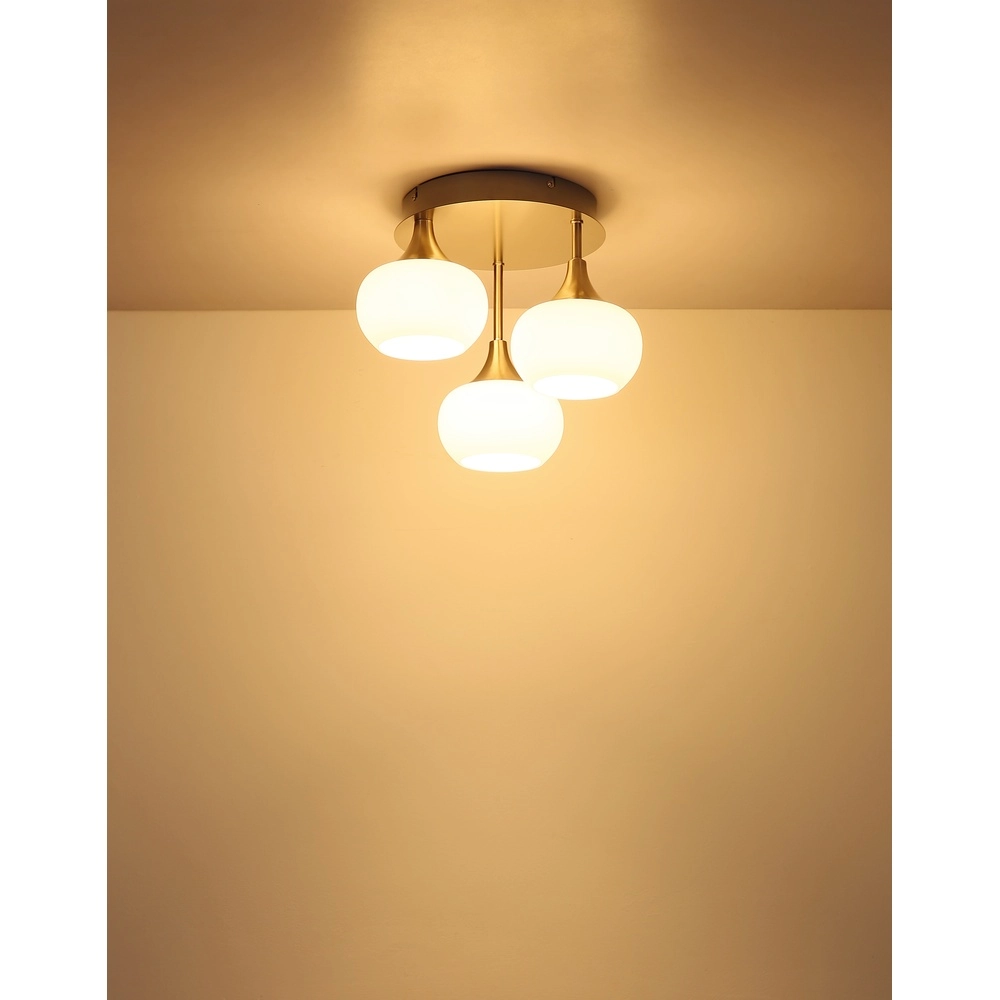 Nickel-Deckenlampe Lui Konstruktion Globo 9007371580606