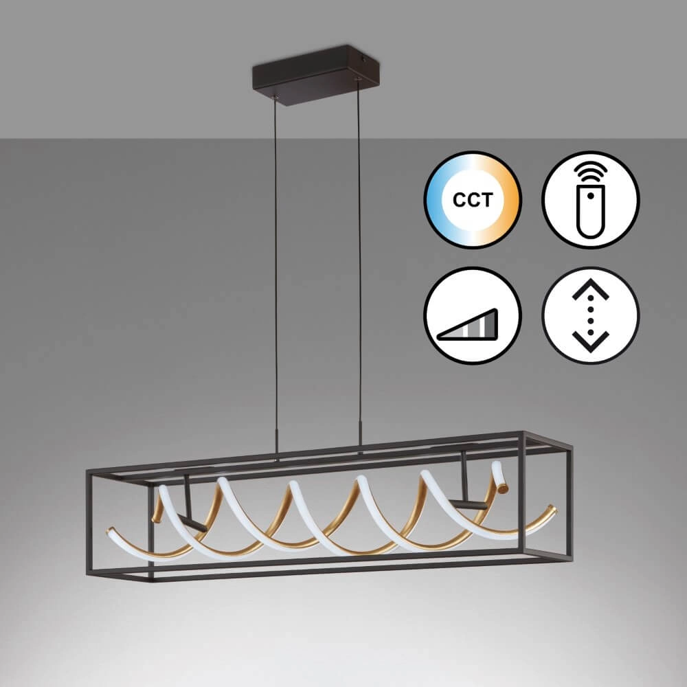 Design-Hängelampe Gian schwarze LED Fischer & Honsel 4003694610469
