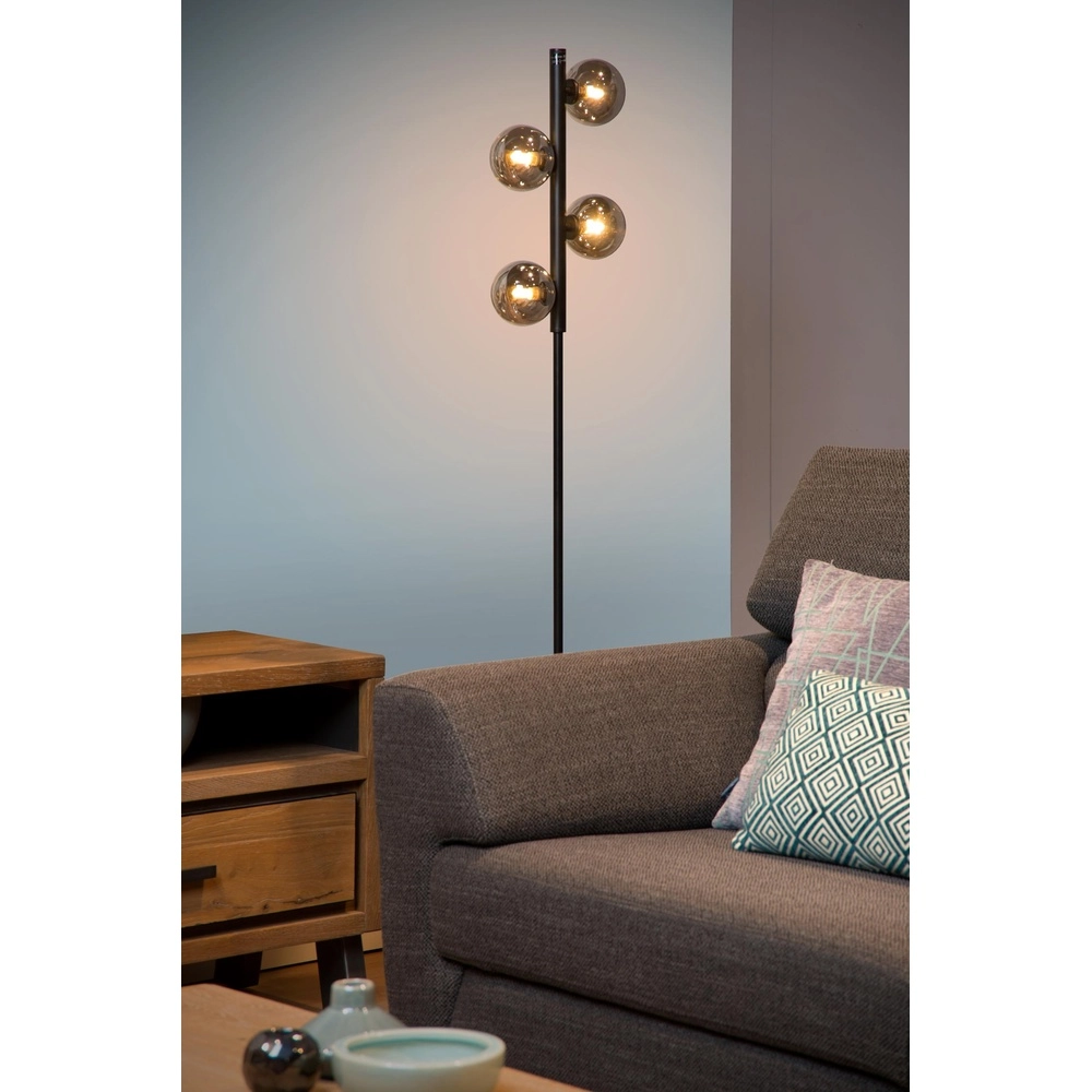 Stehlampe Tycho Schwarz Lucide 5411212450999