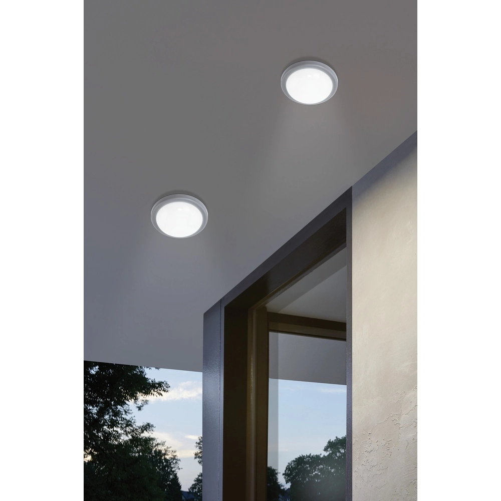 Deckenlampe Pescolla Graue Runde Eglo 9002759754624