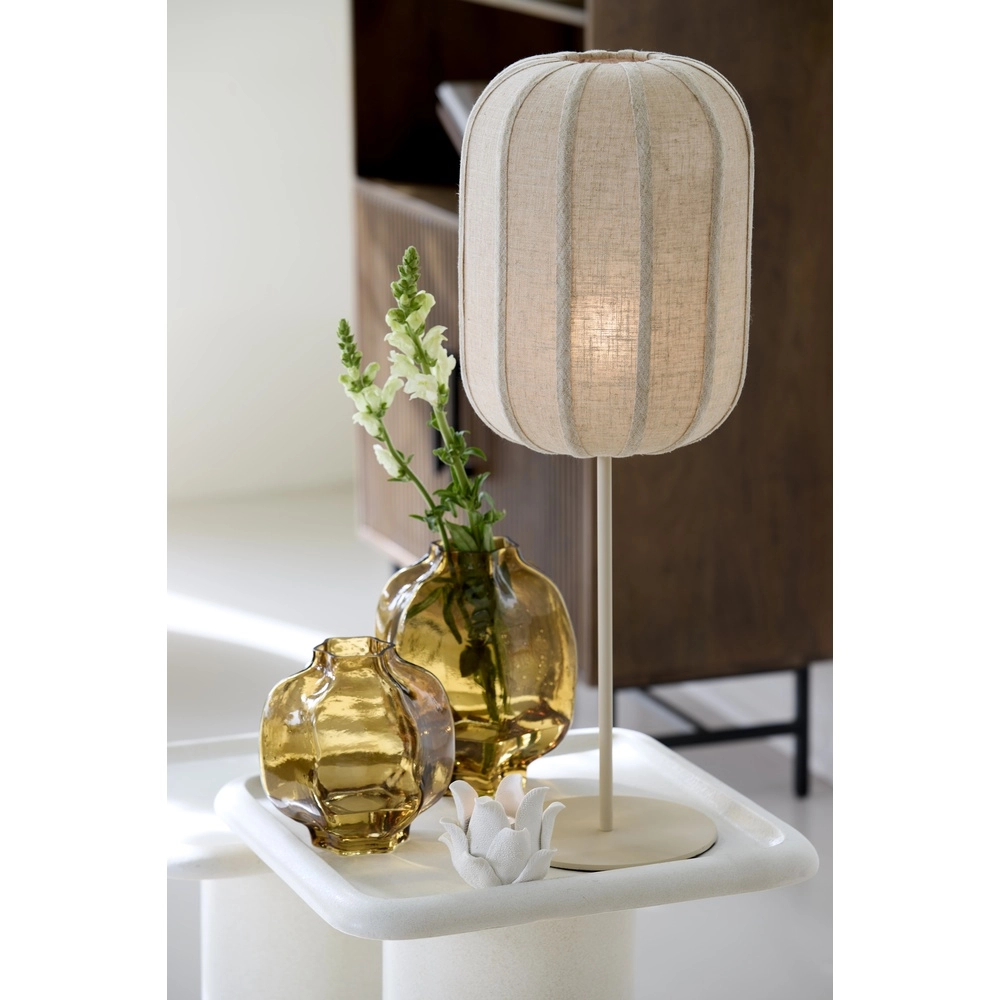 Japandi-Tischlampe Solune mit Ø 25 cm Schatten Light & Living 8717807831875