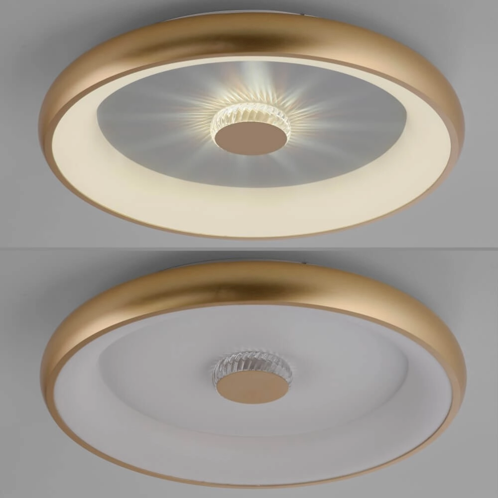 Runde Deckenleuchte Vertigo Messing Ø 61,5cm Just Light 4043689995096