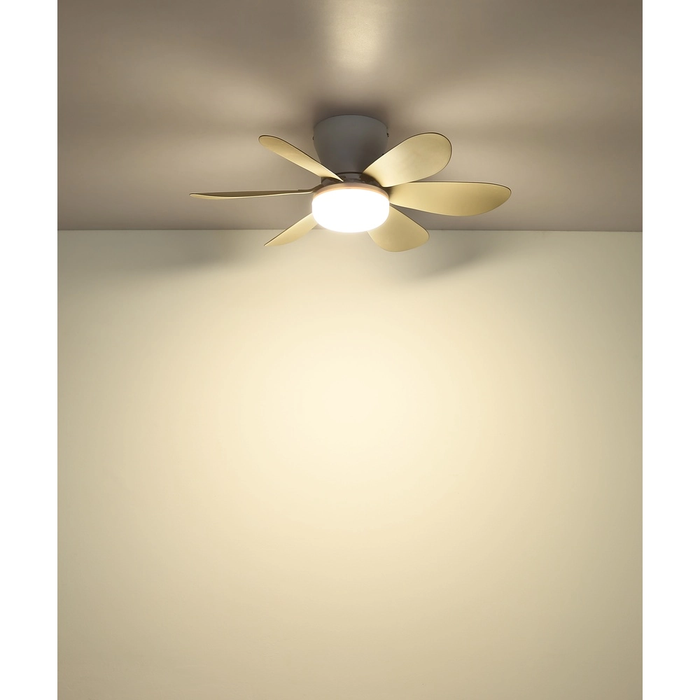 Deckenventilator Delores Sandbraun Globo 9007371580729