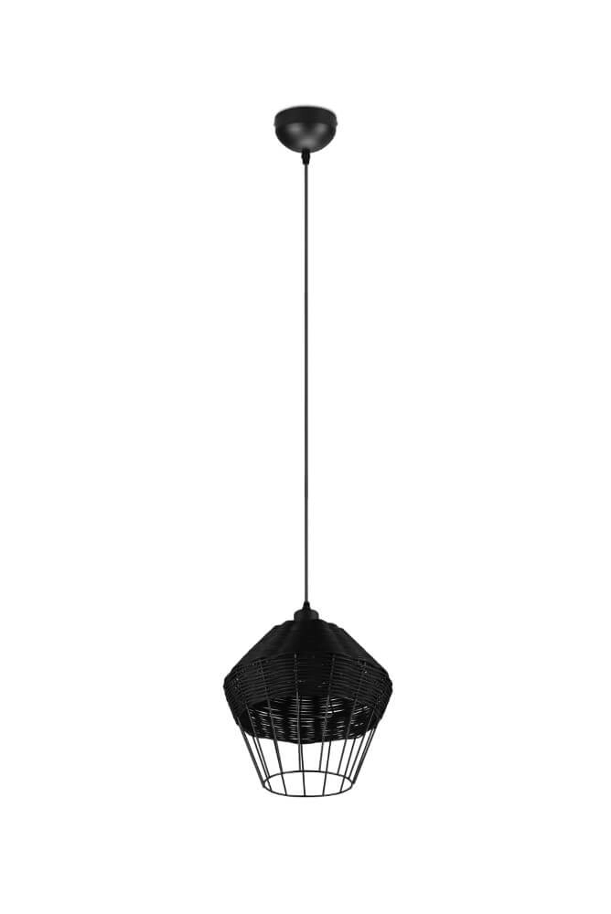 Pendelleuchte Borka schwarzes Rattan