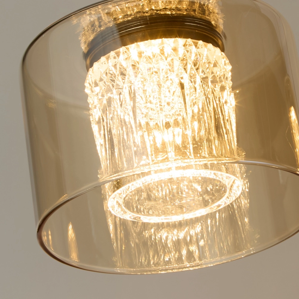Design-Pendellampe Tumblers 5-Licht gerader Bronze Searchlight 5,05342E+12