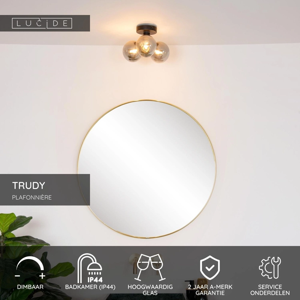 Deckenlampe Trudy Schwarze 3-Lichter Lucide 5411212741028