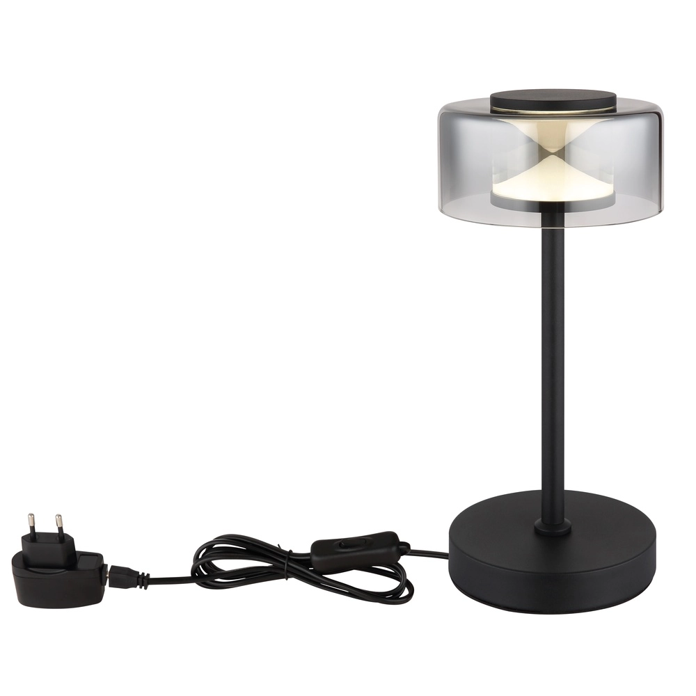 Design-Tischlampe Belinda Schwarz Globo 9007371528301