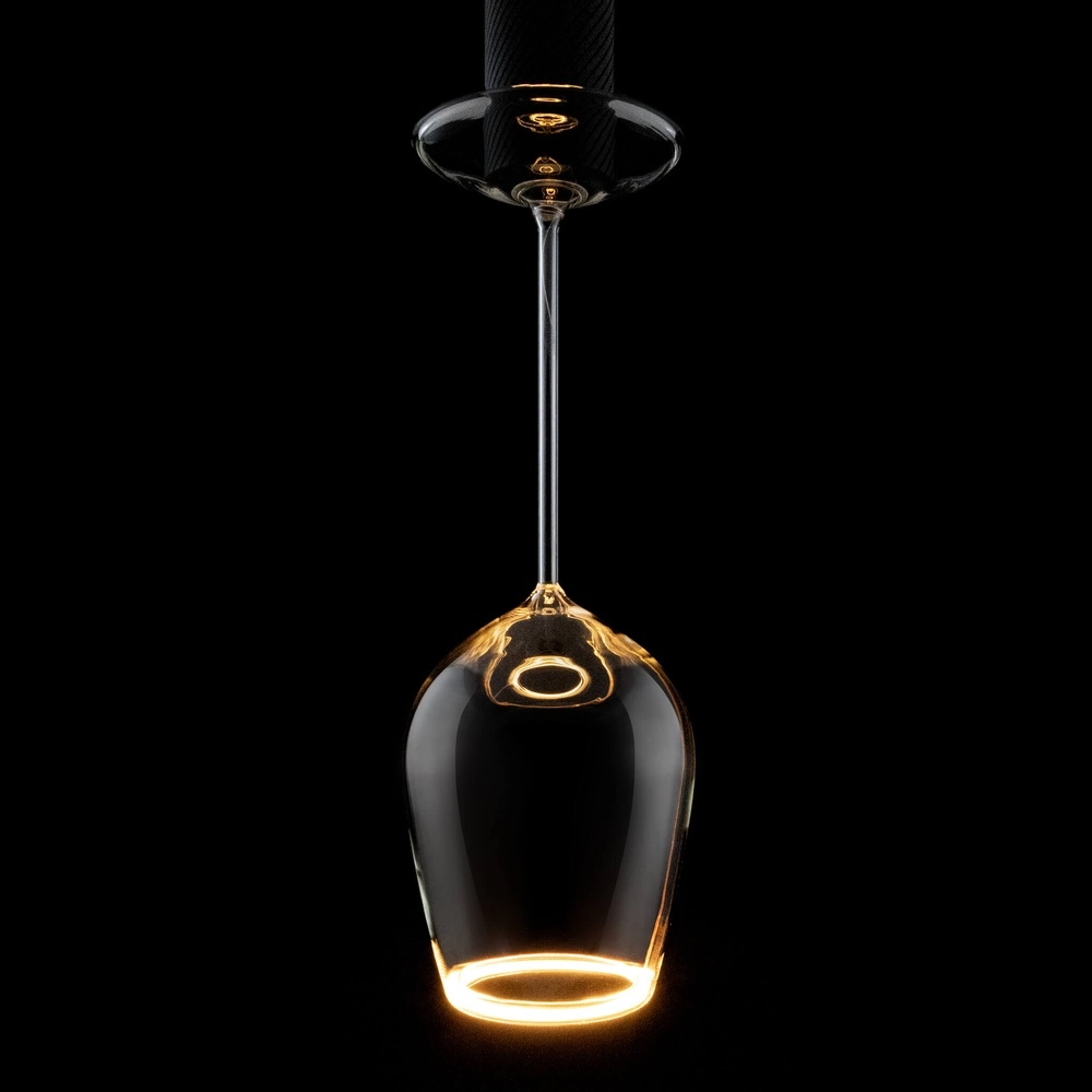 Lichtquelle für Weinglas Floating klar - 5W - E27 - 500lm - 2200K - Ø 12cm