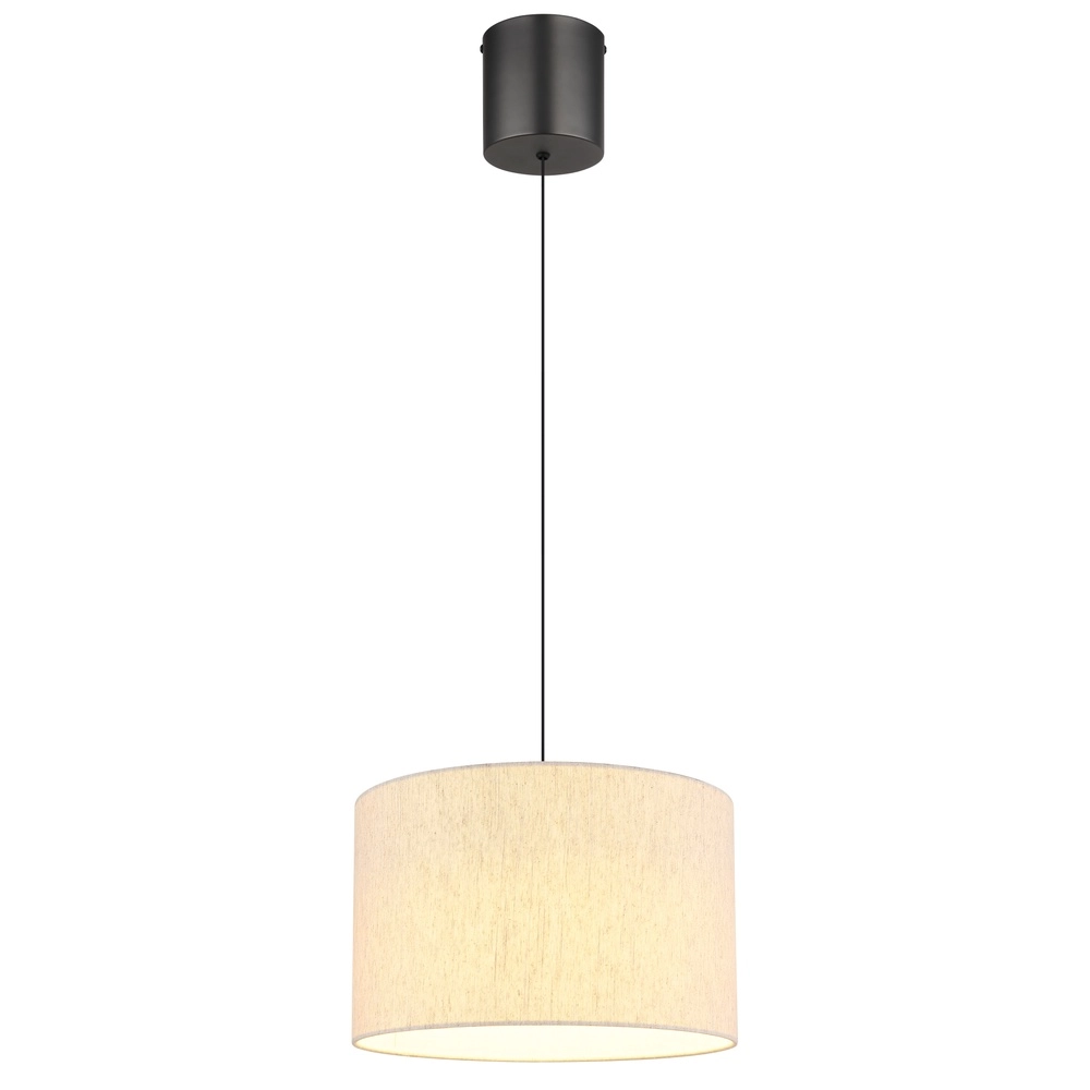 Gunmetal-Pendellampe Thea Konstruktion