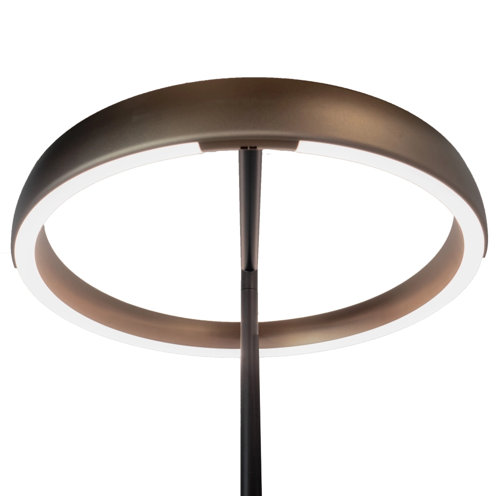 Stehlampe Trabuco schwarz mit braunem Ø 42 cm Stars of Light 9008606359967
