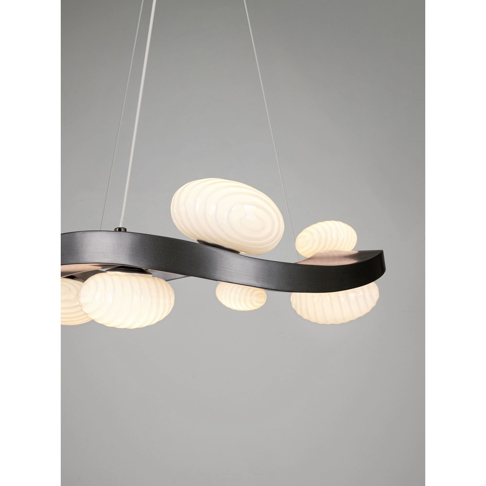 Design-Pendellampe Severo Schwarz-Weiß Lyora 5212063500365