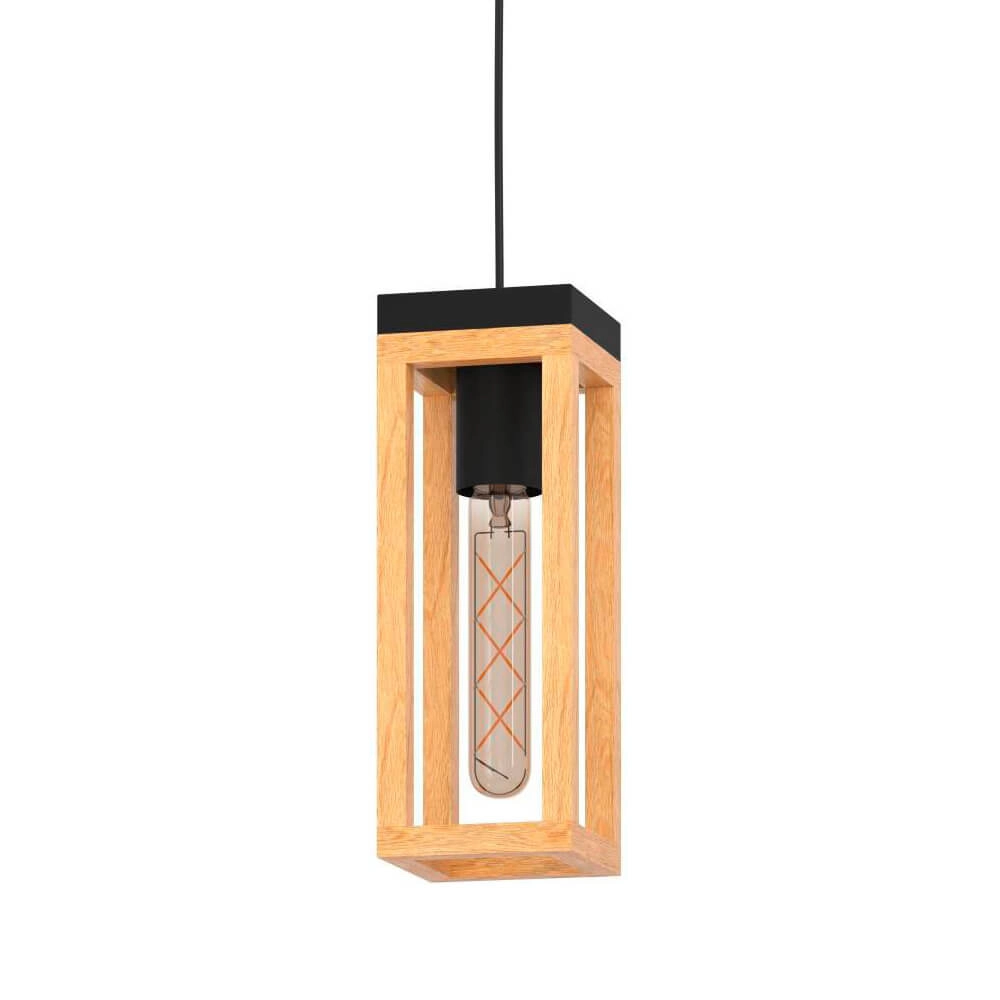 Hängelampe aus Holz Nafferton Eglo 9002759437435