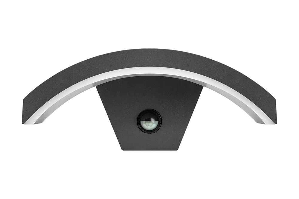 Design-Außenlampe Curve PIR mit Bewegungssensor Lyora 5055788232629