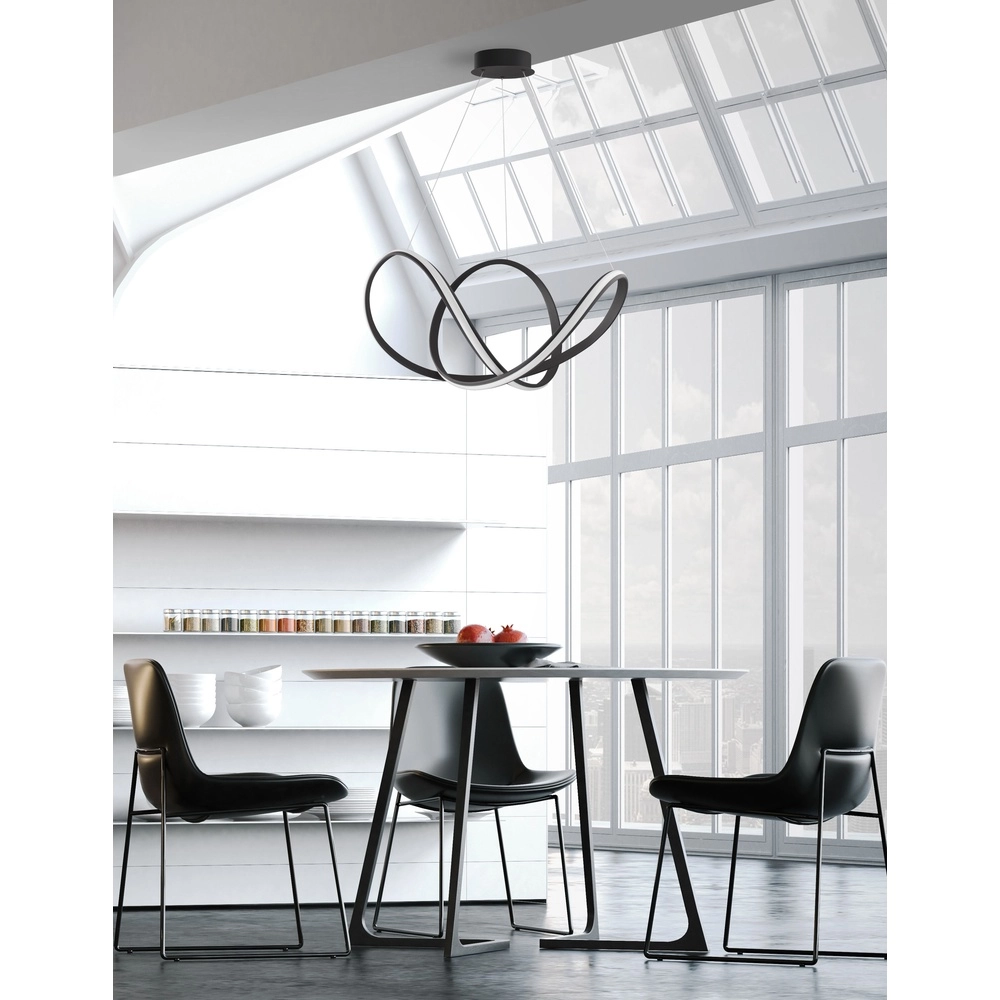 Design-Pendelleuchte Apus schwarz Ø 70cm Lyora 5212017419774