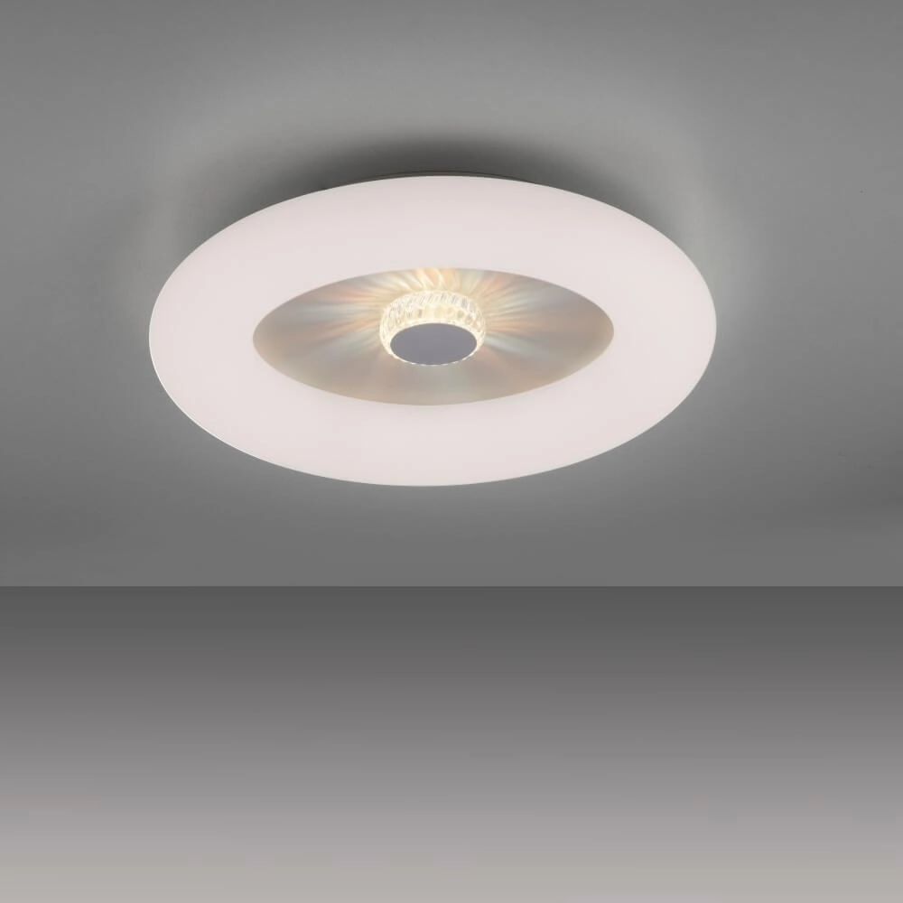 Runde Deckenleuchte Vertigo weiß Ø 50cm Just Light 4043689992408