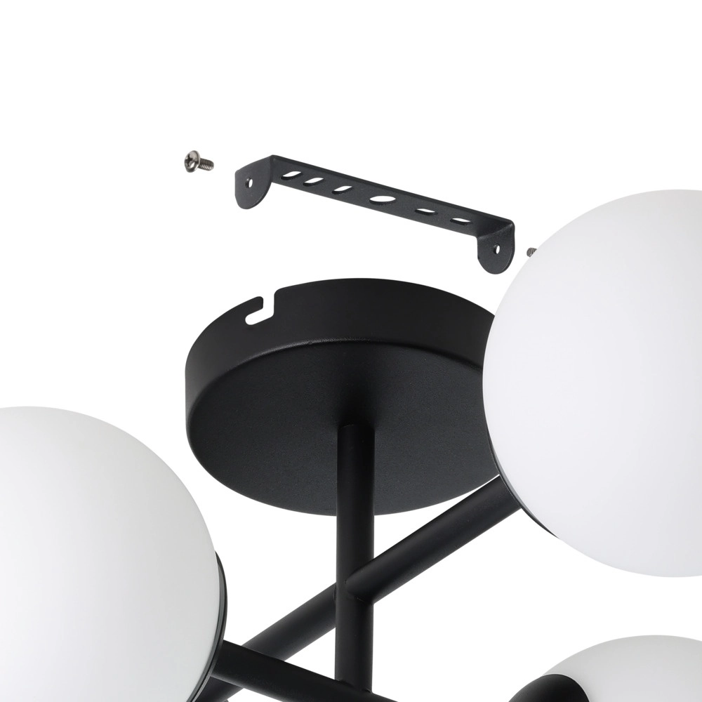 Deckenlampe Castrovido 4-flammig schwarz Eglo 9008606360710