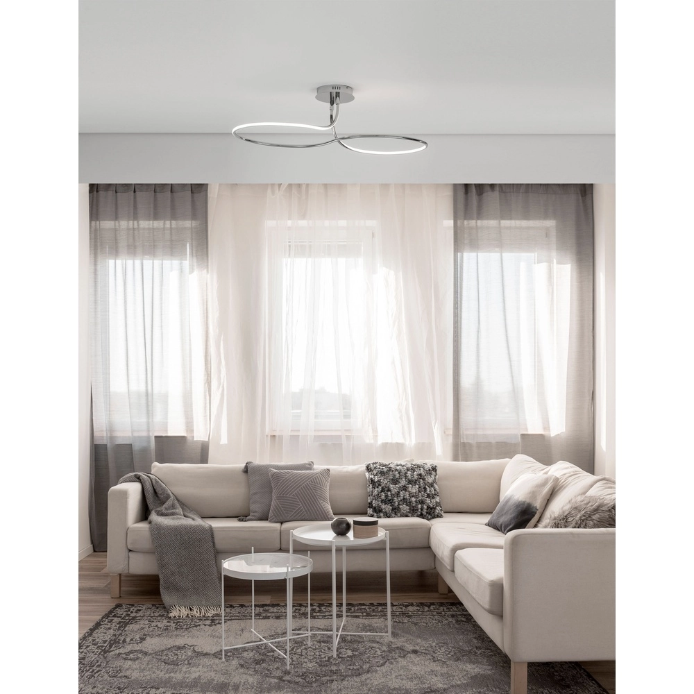 Deckenlampe Fungo Locke chrom Lyora 5212017419873