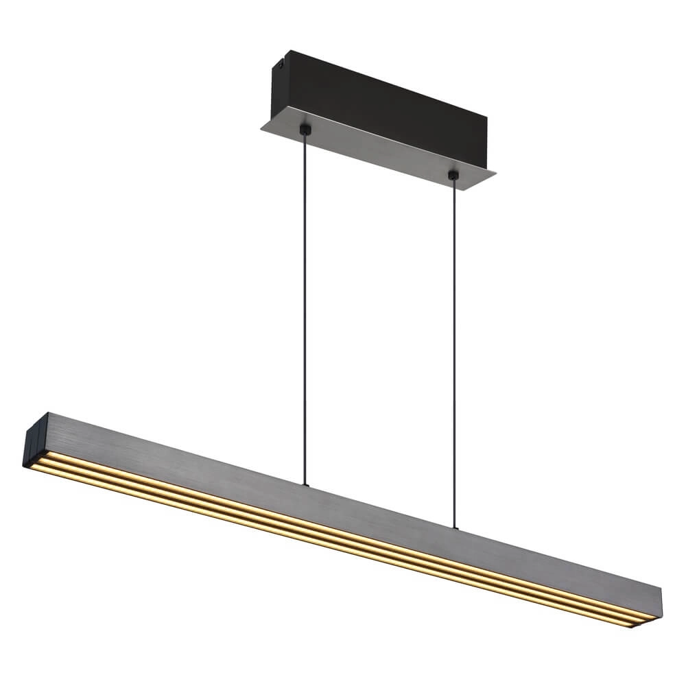Design-Pendelleuchte Ethan 150cm grau Globo 9007371462247