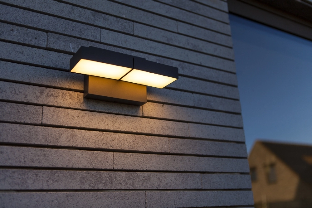 Einzigartige Wandlampe Twisto Grau Lutec 6939412018157