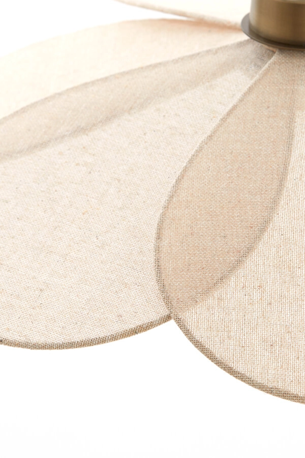 Pendelleuchte Fyano Blume creme Ø 46cm Light & Living 8717807706685