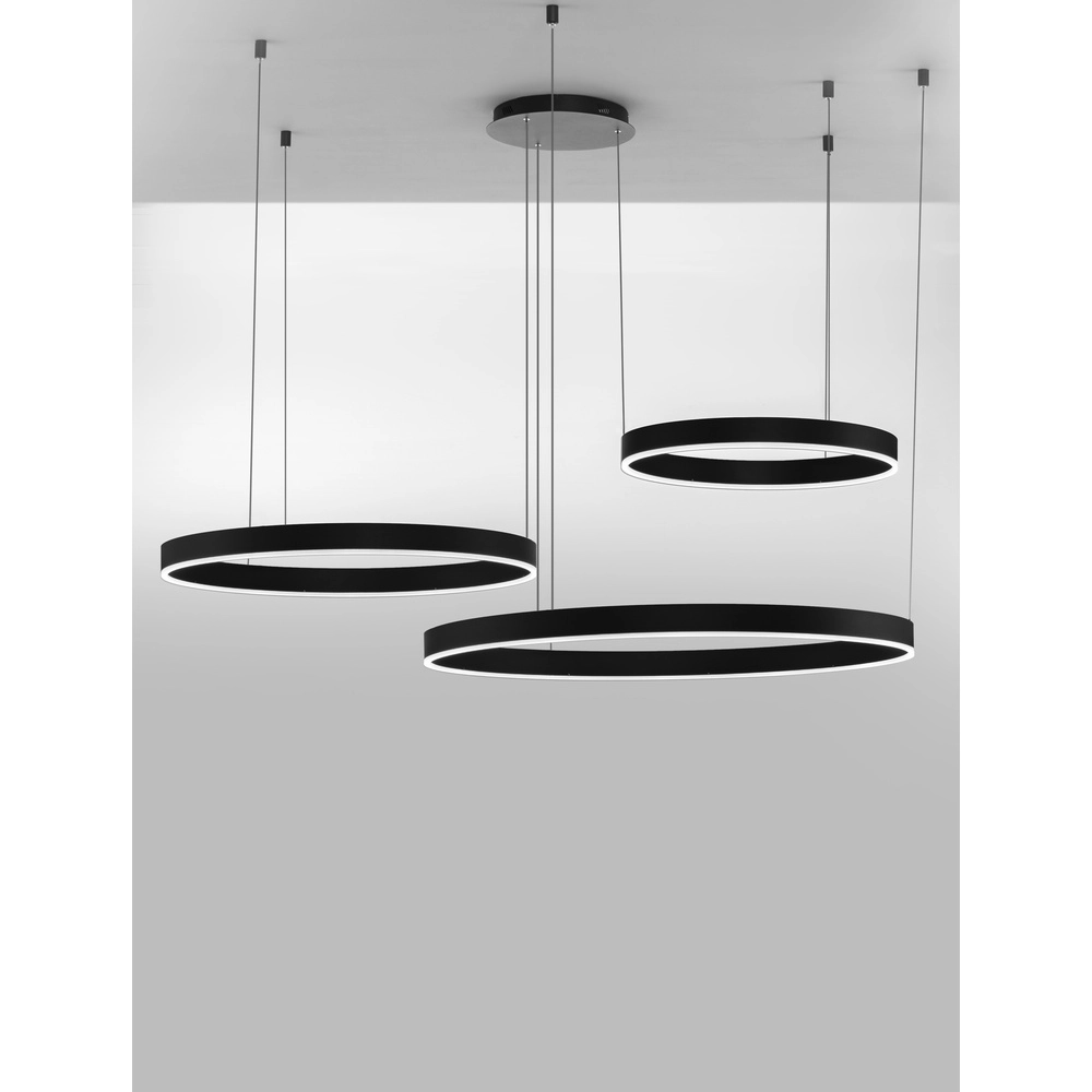 Pendelleuchte Motif schwarz multi 3000K