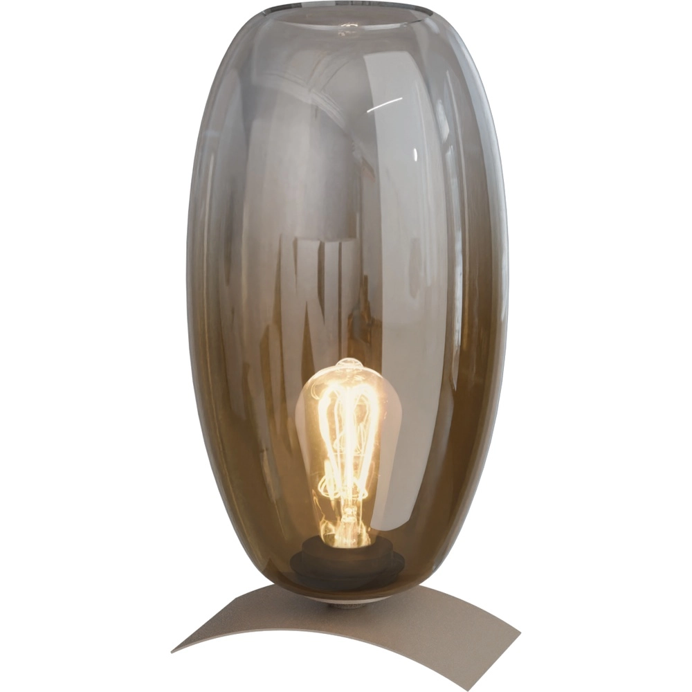 Tischlampe Olive Ø18,5 cm Glas – Sand