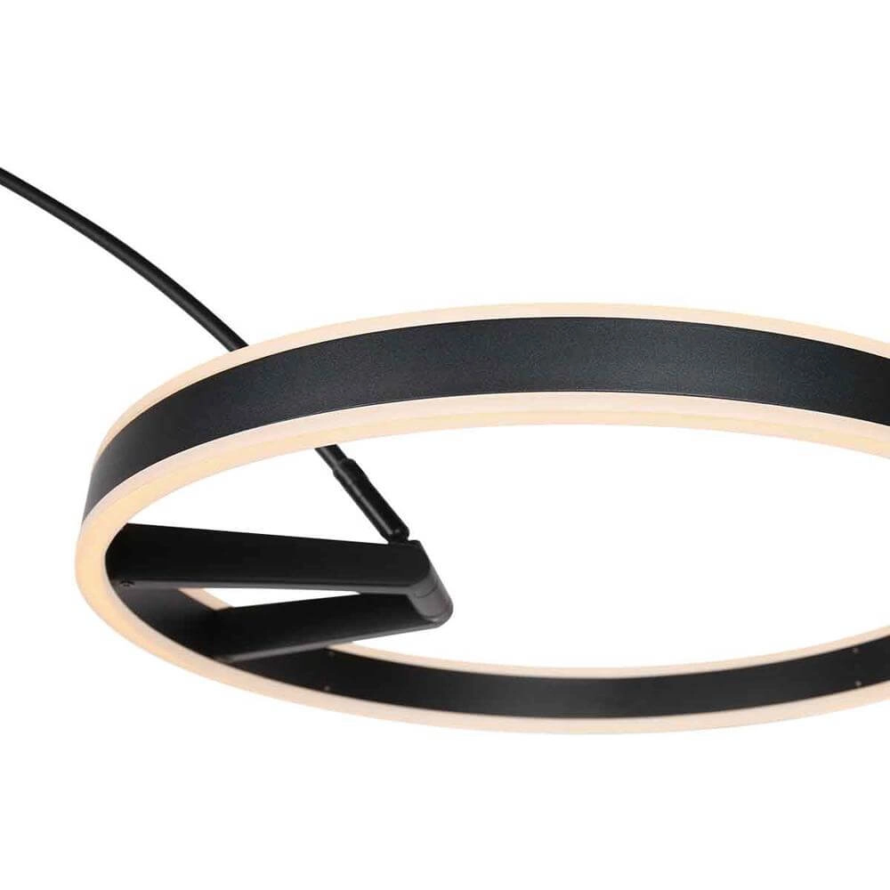 Design-Bogenlampe Ringlux schwarz Steinhauer 8712746176551