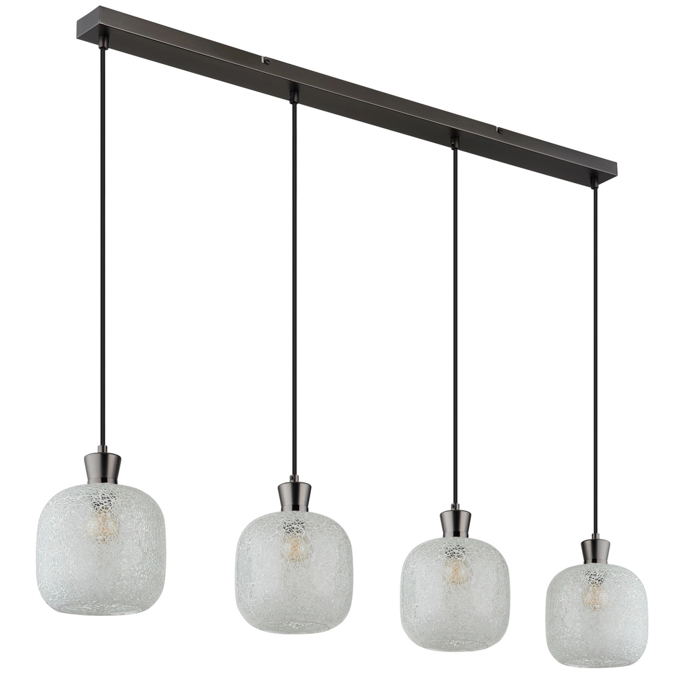 4-hellste Pendellampe Brokana Gunmetal Globo 9007371566471