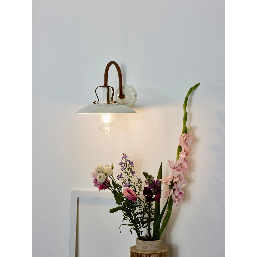 Klassische Wandlampe RÃ¶mer Beige Lucide 5411212302144