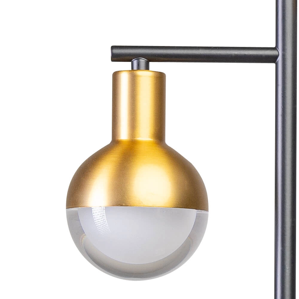 Schwarzgoldene Stehlampe Drop ETH 8720195306535