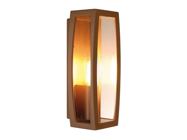Außenlampe Meridian Box 2 Rost -Brown