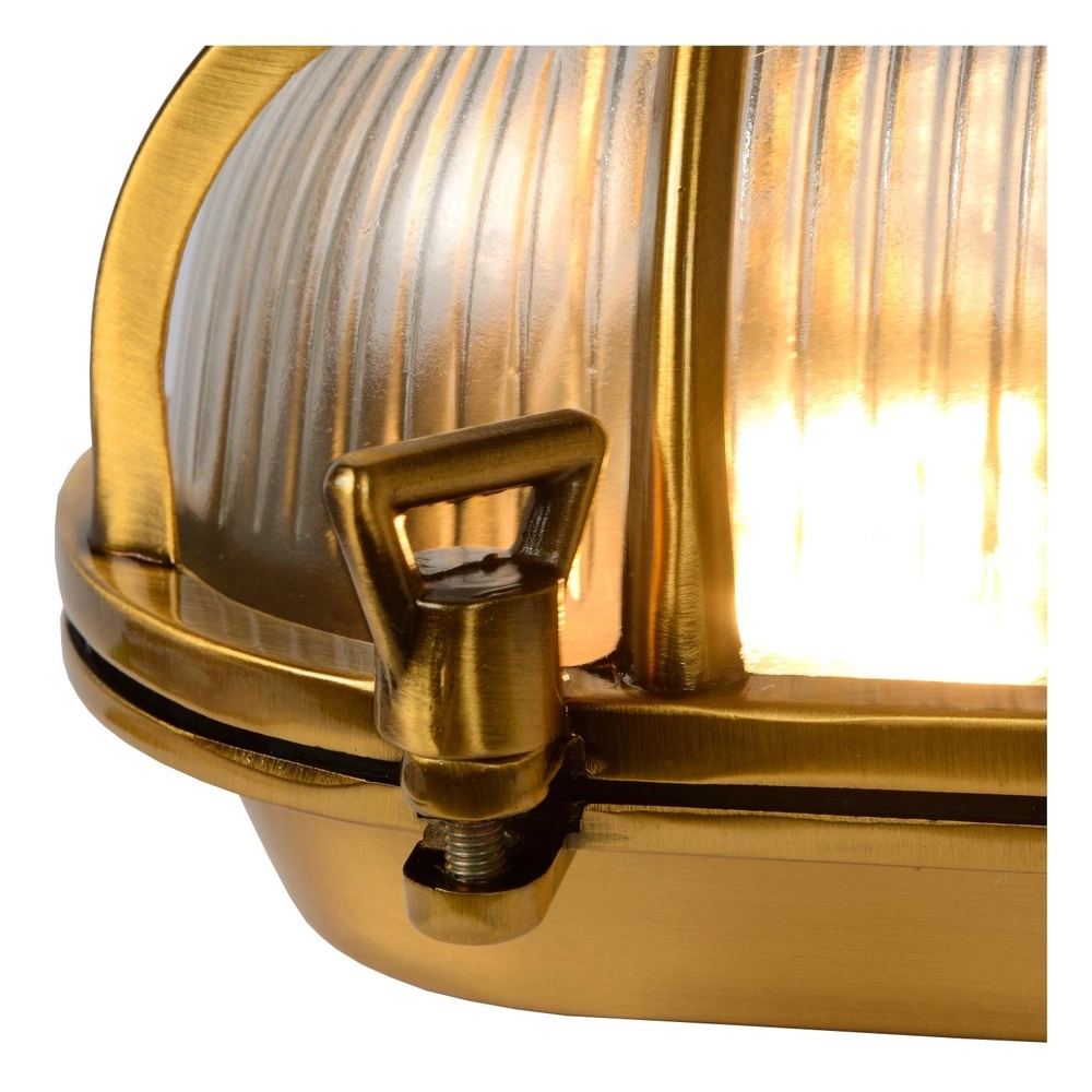 Bullseye-Wandlampe Dudley IP54 Gold Lucide 5411212114884